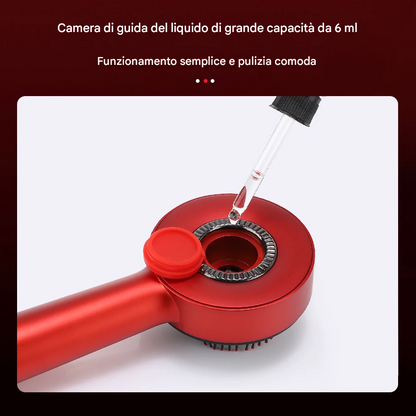 Pettine per massaggio a vibrazione elettrica